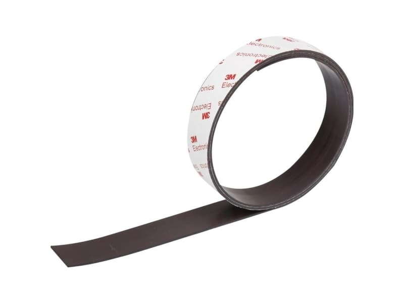 TOOLCRAFT 92013c159 Magnetklæbebånd Antracit (L x B) 1 m x 25 mm 1 stk