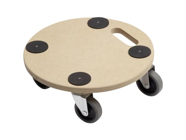 Meister Werkzeuge 0821360 Transportrullevogn Træ Bæreevne (max.): 150 kg 350 mm x 350 mm x 100 mm Antal hjul 4