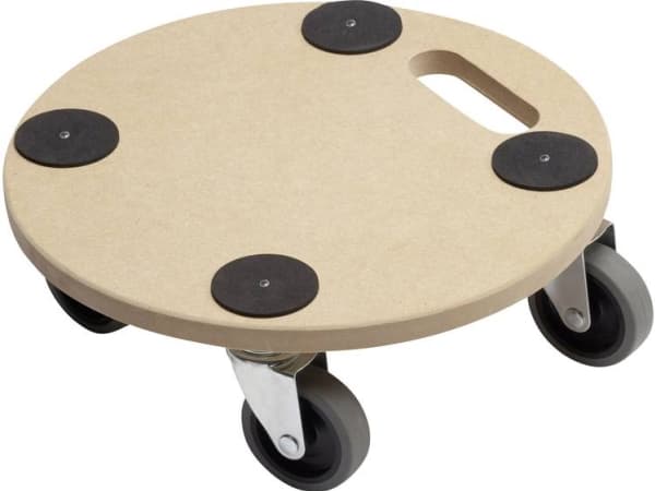 Meister Werkzeuge 0821360 Transportrullevogn Træ Bæreevne (max.): 150 kg 350 mm x 350 mm x 100 mm Antal hjul 4