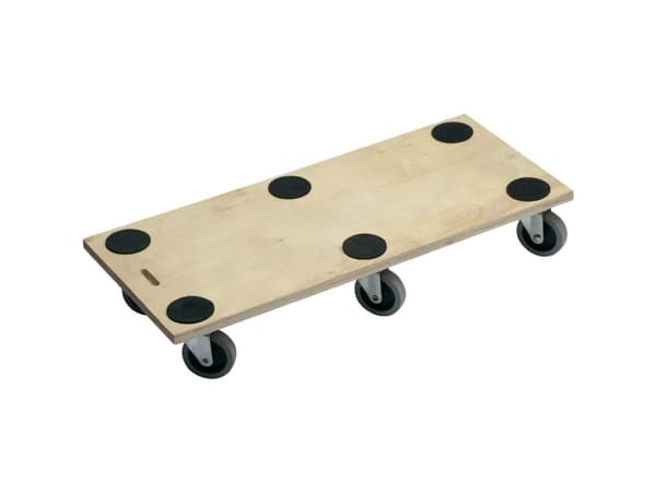 Meister Werkzeuge 0821420 Transportrullevogn Træ Bæreevne (max.): 300 kg 680 mm x 290 mm x 98 mm Antal hjul 6