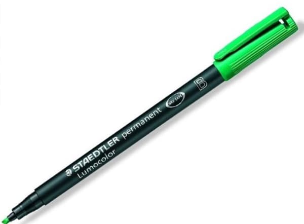 STAEDTLER Lumocolor - Markør - permanent - grønn - 1-2.5 mm - bred