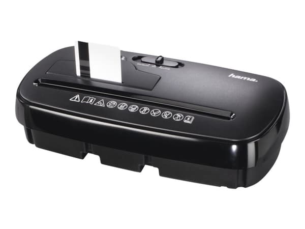 Hama Basic S8CD - Dokumentförstörare - remsskuren - 6 mm - P-2, T-1