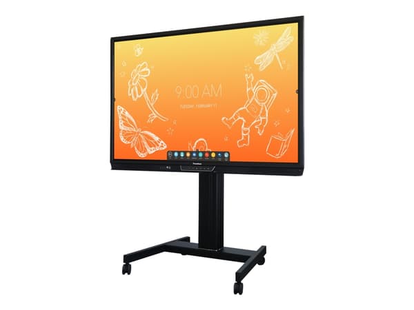 Promethean Fixed Height Mobile Stand - Vogn - for ACTIVpanel Cobalt AP7; ACTIVpanel Titanium Pro 65+" 4K, 75" 4K, 86" 4K