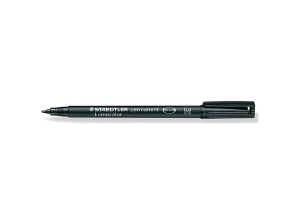 STAEDTLER Lumocolor 317 - Markør - permanent - svart - 1 mm - medium