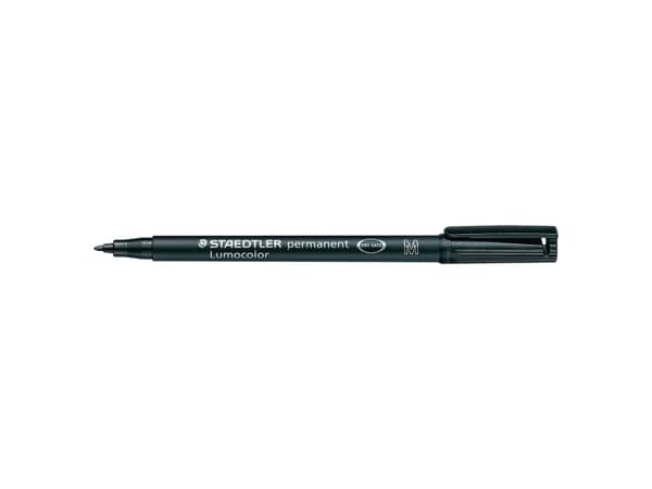 STAEDTLER Lumocolor 317 - Markør - permanent - svart - 1 mm - medium