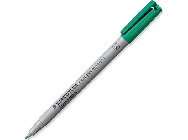 STAEDTLER Lumocolor 315 - Fibertuppenn - ikke-permanent - grønn - 1 mm - medium (en pakke 10)