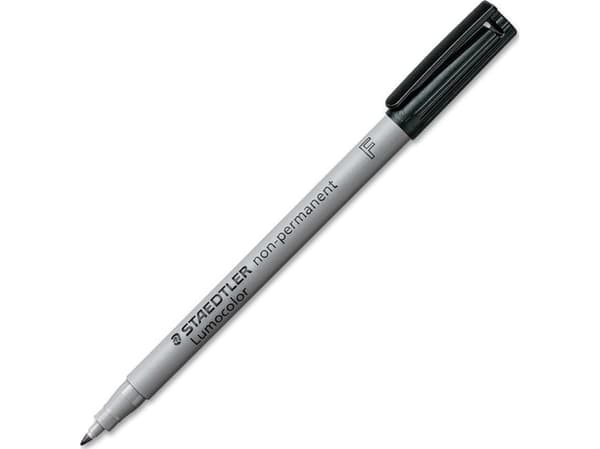 STAEDTLER Lumocolor 316 - Markør - ikke-permanent - svart - vannbasert blekk - 0.6 mm - fin