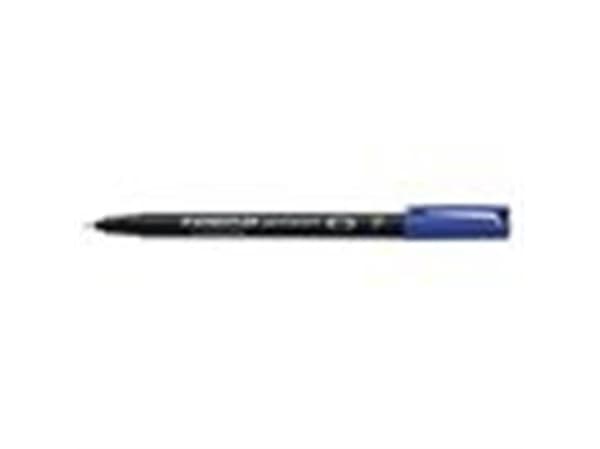STAEDTLER Lumocolor - Markør - permanent - blå - 0.6 mm - fin