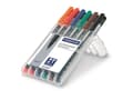 Pikkukuva 4 / 5: Staedtler 318 WP6, Musta, Sininen, Ruskea, Vihreä, Oranssi, Punainen, Musta, Läpinäkyvä, Polypropeeni (PP), 0,6 mm, 6 kpl