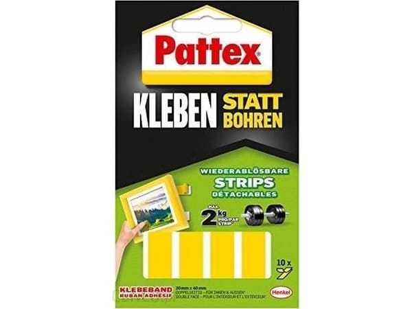 Pattex 9H PXMS1, Gult, Ikke-permanent, 10 stykker