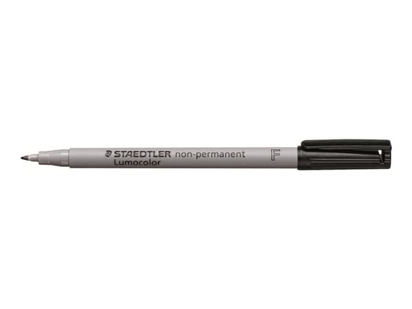 STAEDTLER Lumocolor 316 - Markør - ikke-permanent - svart - vannbasert blekk - 0.6 mm - fin