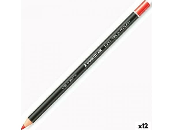 STAEDTLER Lumocolor glasochrom - Fargeblyant - permanent - rød