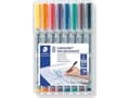 Pikkukuva 4 / 4: Staedtler 311 WP8, 8 kpl, Musta, Sininen, Ruskea, Vihreä, Oranssi, Punainen, Violetti, Keltainen, Harmaa, Polypropeeni (PP), 0,4 mm