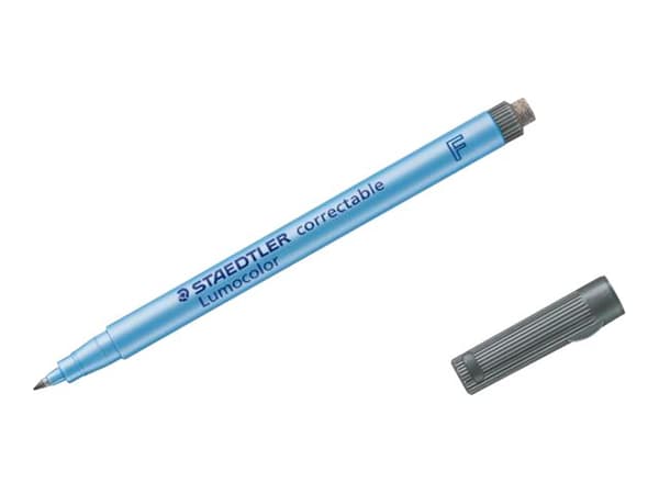 Staedtler Lumocolor 305, Hienojakoinen, 1 väriä, Musta, 0,6 mm, Vesipohjainen muste