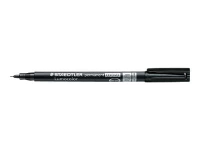STAEDTLER Marker Lumocolor - Black - Superfine - Blister: 10 pcs.
