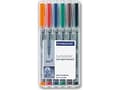 Pikkukuva 3 / 3: Staedtler 316 WP6, 1 kpl, Musta, Sininen, Ruskea, Vihreä, Oranssi, Punainen, Harmaa, Polypropeeni (PP), 0,6 mm
