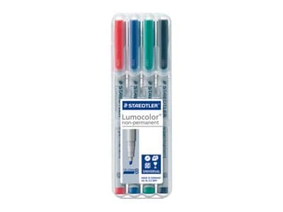 Staedtler 312 WP4, 1 kpl, Musta, Sininen, Ruskea, Vihreä, Oranssi, Punainen, Violetti, Keltainen, Harmaa, Polypropeeni (PP), 1 mm, 2,5 mm