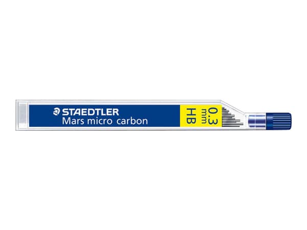 STAEDTLER Mars micro carbon - Bly for blyant - HB - 0.3 mm (en pakke 12) - for graphite 760, 762, 779
