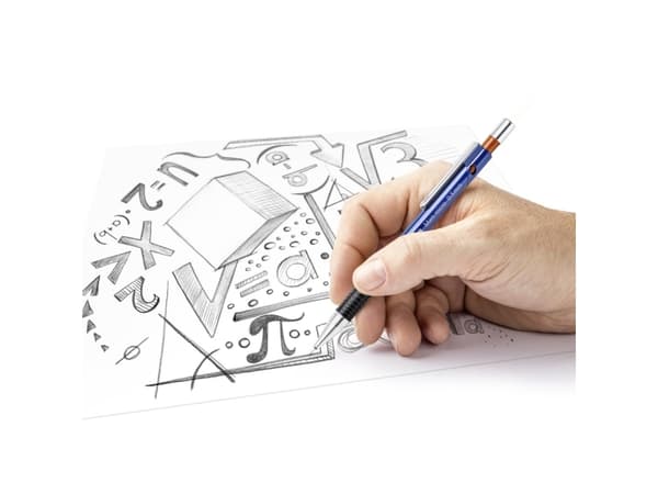 STAEDTLER Mars micro 775 - Mekanisk blyant - B - retraktil - med viskelær (en pakke 3)