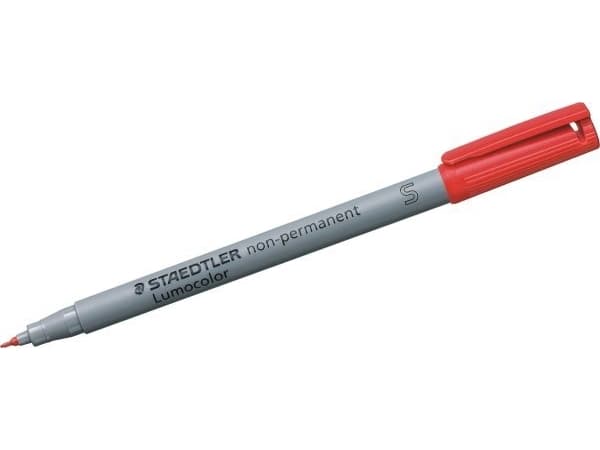 STAEDTLER Lumocolor - Fibertuppenn - ikke-permanent - rød - vannbasert blekk - bred