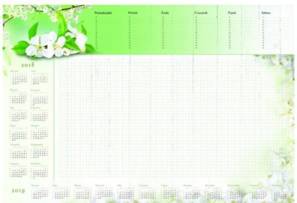 Kalender B3 med remsa, Kvist (T-2-B3-5)