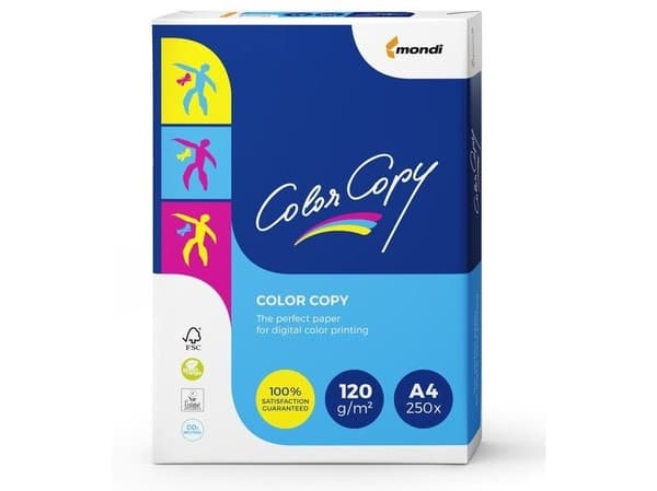 Kopiopaperi lasertulostimille COLOR COPY 120 G/M2 A4 250 kpl.