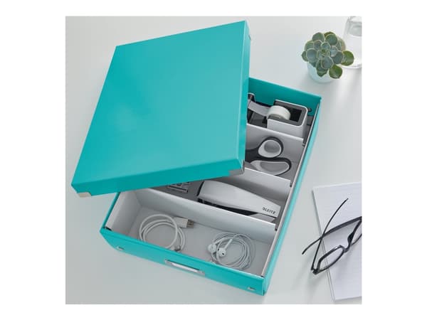 Leitz Click & Store - Lagerboks - isblå