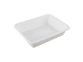 Bricka 1-rum 2227-1D 1410 ml 227x178x50 mm CPET Vit,360 st/krt