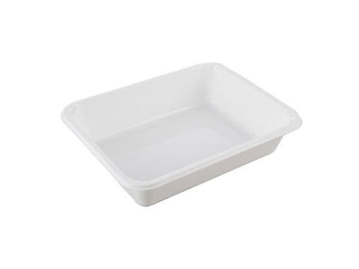 Bricka 1-rum 2227-1D 1410 ml 227x178x50 mm CPET Vit,360 st/krt