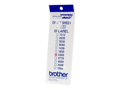 Brother id2260 - 22 x 60 mm 12 etikett(er) stempel-ID-etiketter - for StampCreator PRO SC-2000, PRO SC-2000USB