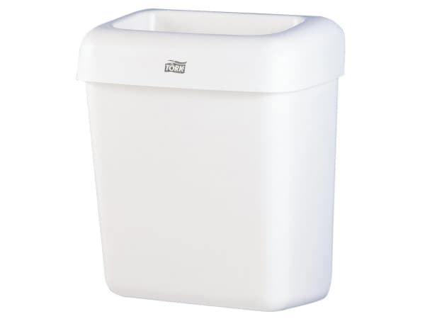 Papperskorg Tork B2 plast vit 20 ltr.