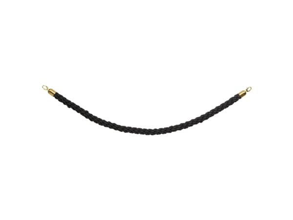 Securit® Classic Gold reb sort med kliklås i rustfrit stål