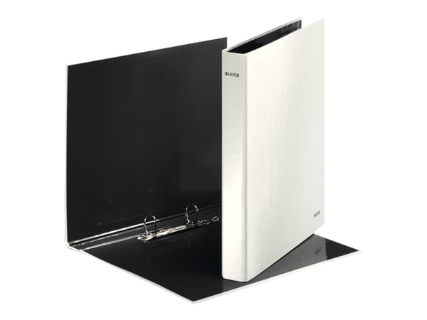 Leitz WOW - Ringpärm - ryggbredd: 40 mm - för A4 Maxi - kapacitet: 250 ark - pärlvit
