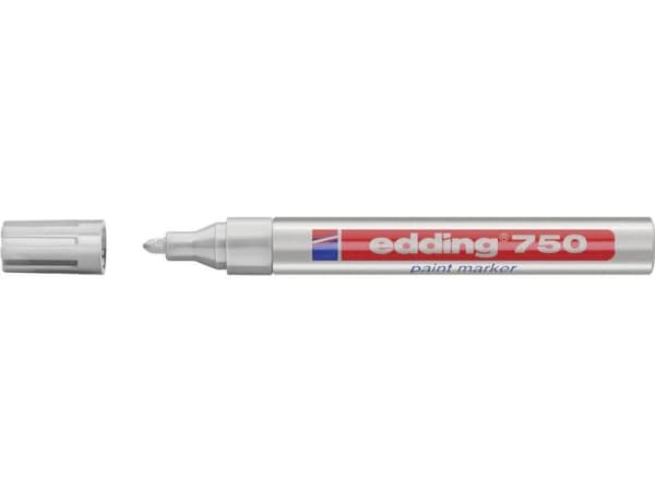 edding 750 paint - Markør - permanent - sølv - fargeblekk - 2-4 mm