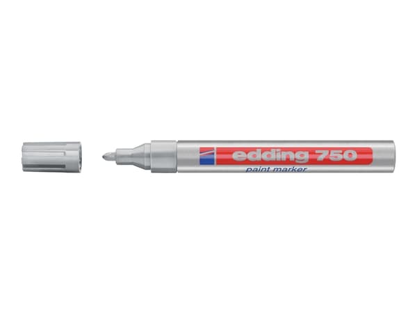 edding 750 paint - Markør - permanent - sølv - fargeblekk - 2-4 mm