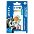 Miniatyrbild 1 av 3: Marker Pilot Pintor Metal Mix Fine 1,0 mm med 6 stk. ass. farver