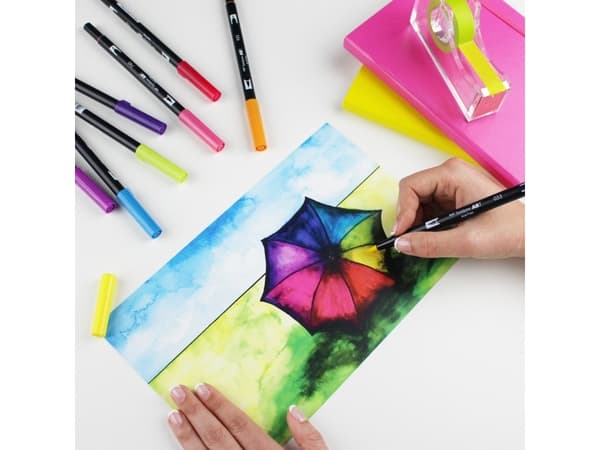 Marker Tombow ABT Dual Brush 12P-4 Portrait colours (12 stk.)