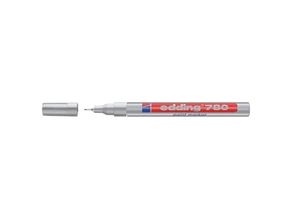 edding 780 paint - Markør - permanent - sølv - fargeblekk - 0.8 mm