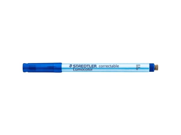Staedtler Lumocolor 305, Hienojakoinen, 1 väriä, Sininen, 0,6 mm, Vesipohjainen muste