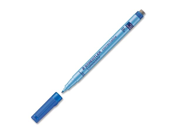 Staedtler Lumocolor 305, Hienojakoinen, 1 väriä, Sininen, 0,6 mm, Vesipohjainen muste