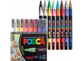 Miniatyrbilde 5 av 5: POSCA PC-3M, Flerfarget, Flerfarget, 16 farger, Rund, 16 stykker