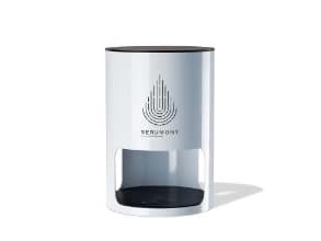 Dispenser hånddesinfektion berøringsfri Serumony med batteri og lader Hvid,5 stk/krt
