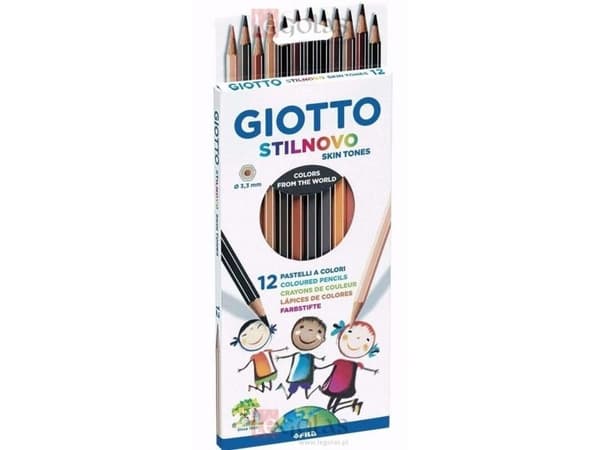 Giotto Stilnovo Skin Tones värikynät 12 väriä (273984)
