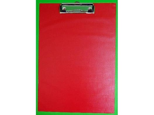 Leviatan Board with A4 clip, red