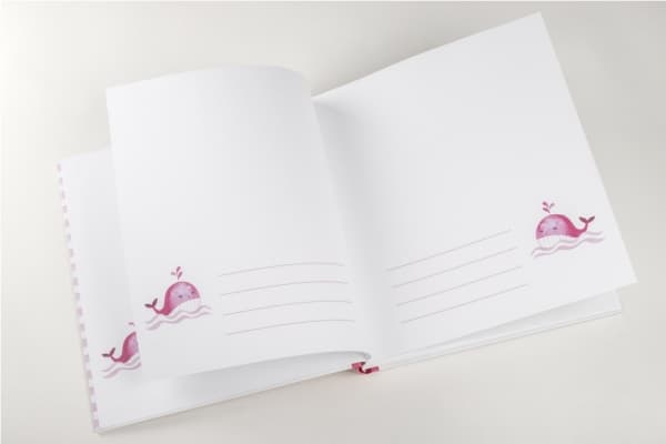 Walther Walther Sam Pink 28 x 30,5 50 vita sidor Babyalbum UK183R