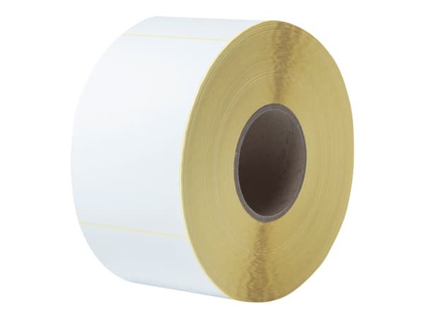 Brother Premium - Toppbelagt - hvit - 102 x 150 mm 1440 etikett(er) (1 rull(er) x 1440) stanseskårne etiketter (en pakke 4) - for Brother TJ-4020, 41