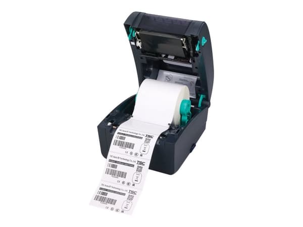TSC TC300 - Etikettskriver - direktetermisk / termisk overføring - Rull (11,2 cm) - 300 dpi - inntil 102 mm/sek - parallell, USB 2.0, LAN, seriell Marineblå