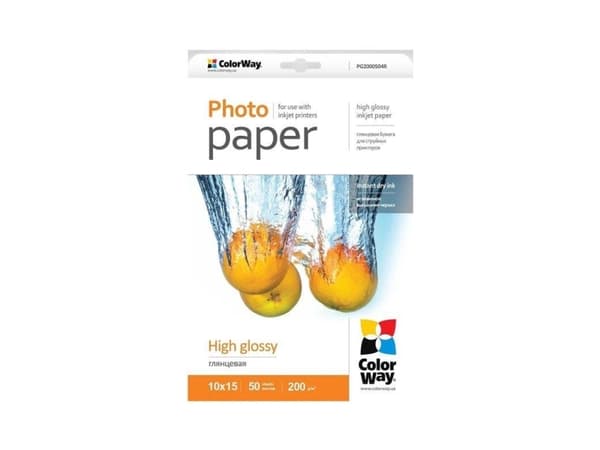 ColorWay - Blank - 100 x 150 mm - 200 g/m² - 50 ark fotopapper