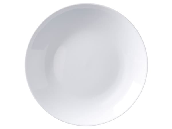 Tallerken Dyb Coupe Superwhite Ø26 cm Porcelæn Hvid,12 Stk/krt