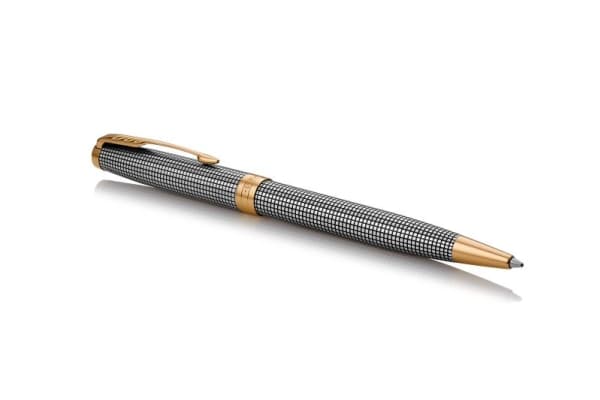 Parker 1931492, Svart, Svart, Guld, Silver, Medium, Rund, Metall, Silver, Guld